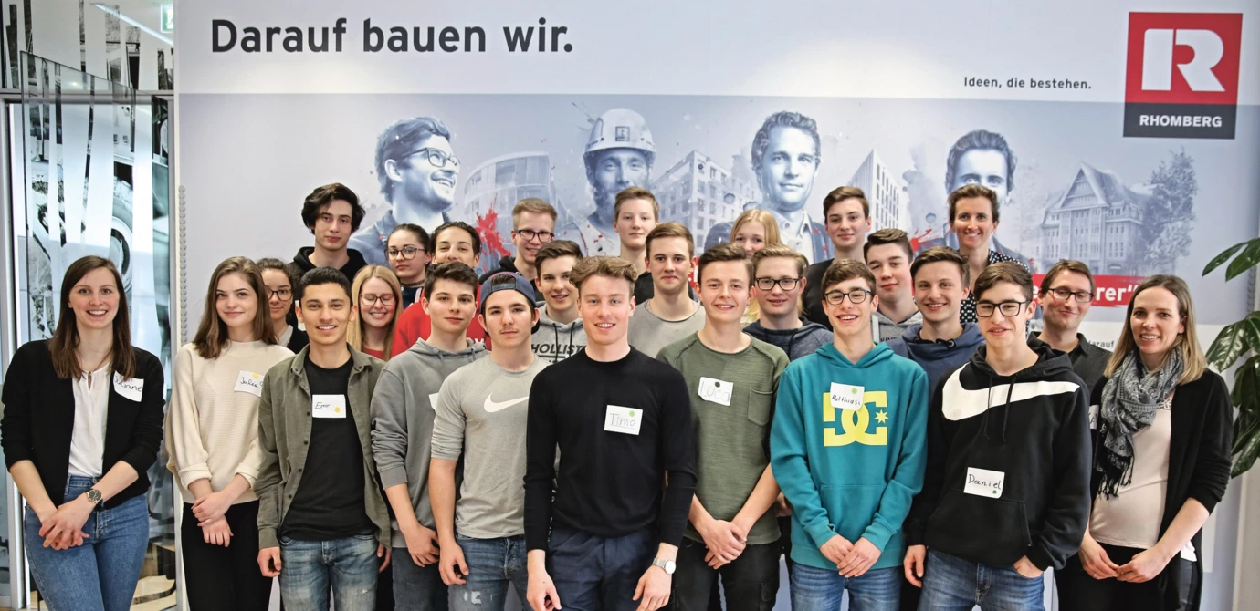 Raus aus der Schule und in die Praxis schnuppern: Bei Rhomberg ist das möglich. Raus aus der Schule und in die Praxis schnuppern: Bei Rhomberg ist das möglich.